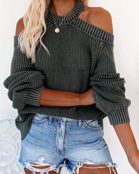 women's sweaters winter pullover sweater women knitted hole boho plus size casual long sleeve pull female solid pullovers, White;black
women's sweaters winter pullover sweater women knitted hole boho plus size casual long sleeve pull female solid pullovers, White;black