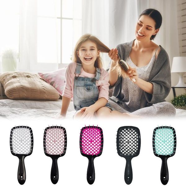 hairbrush bristles nylon hair brush detangle comb scalp massage wet/dry brushes for hairdressing salon, Silver
hairbrush bristles nylon hair brush detangle comb scalp massage wet/dry brushes for hairdressing salon, Silver