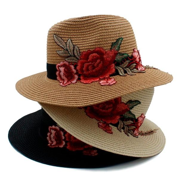 stingy brim hats fashion women summer wide straw embroidery panama sun hat for elegant lady chapeu feminino fedora queen beach sunhat, Blue;gray
stingy brim hats fashion women summer wide straw embroidery panama sun hat for elegant lady chapeu feminino fedora queen beach sunhat, Blue;gray