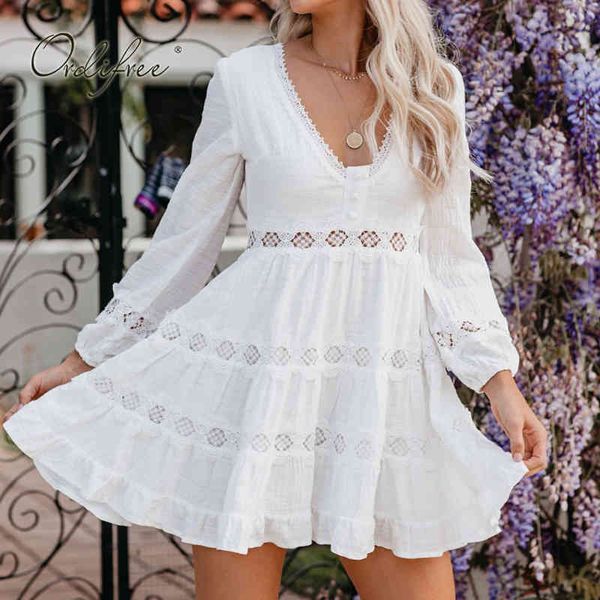 summer women mini long sleeve white lace short tunic beach dress 210415, Black;gray
summer women mini long sleeve white lace short tunic beach dress 210415, Black;gray