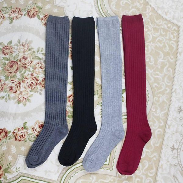 socks & hosiery ladies girls over the knee plain thigh high warm cotton stocking, Black;white
socks & hosiery ladies girls over the knee plain thigh high warm cotton stocking, Black;white