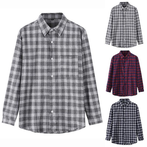 men's casual shirts spring and autumn fashion oversized plaid shirt jacket cardigan winter, White;black
men's casual shirts spring and autumn fashion oversized plaid shirt jacket cardigan winter, White;black