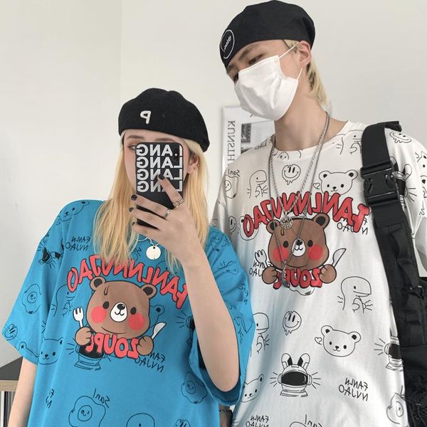 women's t-shirt japan cute cartoon sweet girls streetwear harajuku punk fun kawaii casual ulzzang vintage loose e-gril summer women, White
women's t-shirt japan cute cartoon sweet girls streetwear harajuku punk fun kawaii casual ulzzang vintage loose e-gril summer women, White