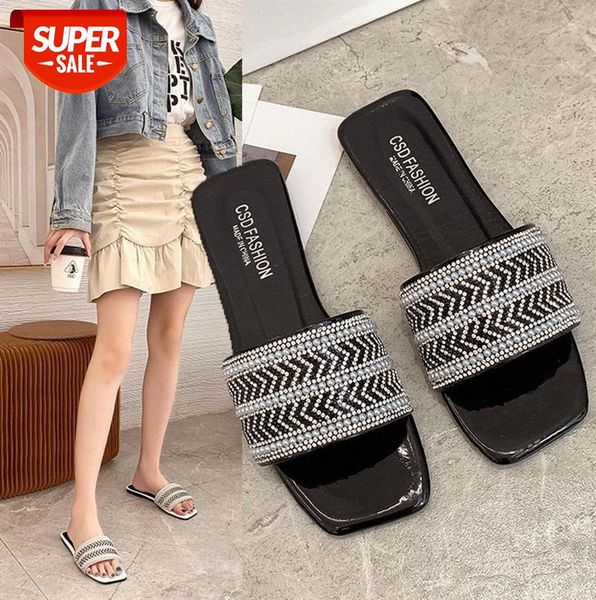 outer wear flat-bottomed flip-flops beach sandals and slippers women with rhinestones plus size #u45i, Black
outer wear flat-bottomed flip-flops beach sandals and slippers women with rhinestones plus size #u45i, Black