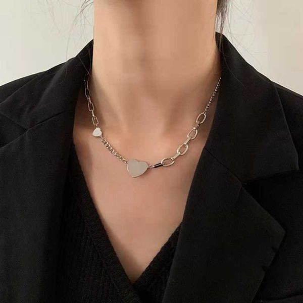 chains 316l stainless steel sweet heart stitching pendant charm chain choker necklace for women fashion fine jewelry gifts san836, Silver
chains 316l stainless steel sweet heart stitching pendant charm chain choker necklace for women fashion fine jewelry gifts san836, Silver