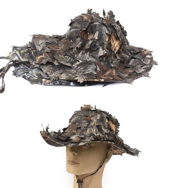 outdoor tactical military camouflage cap hunting hat fishing with bionic leaf hats, Black;white
outdoor tactical military camouflage cap hunting hat fishing with bionic leaf hats, Black;white