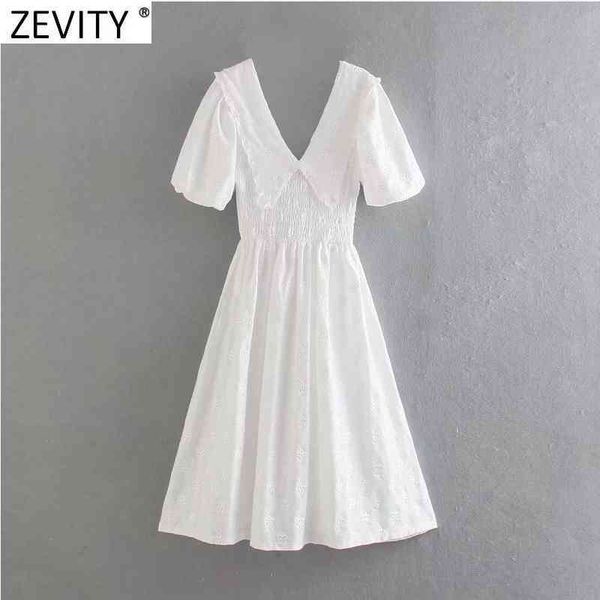 zevity women sweet peter pan collar hollow out embroidery casual slim white midi dress femme chic puff sleeve vestido ds8266 210419, Black;gray
zevity women sweet peter pan collar hollow out embroidery casual slim white midi dress femme chic puff sleeve vestido ds8266 210419, Black;gray