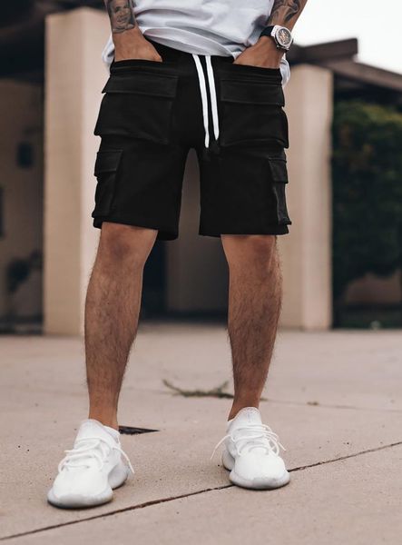 hip hop europe and america street fashion men's sports casual work clothes multi pocket pants five point shorts in summer gym clothing, White;black
hip hop europe and america street fashion men's sports casual work clothes multi pocket pants five point shorts in summer gym clothing, White;black