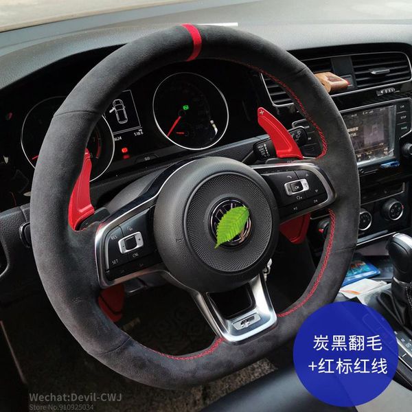 car pi steering wheel cover for vw volkswagen sagitar lavida passat golf tacqua tiguan phideon teramont sued leather hand-stitch
car pi steering wheel cover for vw volkswagen sagitar lavida passat golf tacqua tiguan phideon teramont sued leather hand-stitch