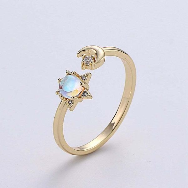 wedding rings trendy female moon star open crystal ring dainty gold color for women luxury white moonstone engagement, Slivery;golden
wedding rings trendy female moon star open crystal ring dainty gold color for women luxury white moonstone engagement, Slivery;golden