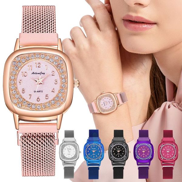 ladies watch casual fashion quartz square super nice stainless steel strap analog wristwatches, Slivery;brown
ladies watch casual fashion quartz square super nice stainless steel strap analog wristwatches, Slivery;brown