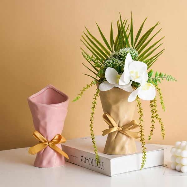 vases modern flower vase home arrangement living room origami plastic nordic style bowknot decor
vases modern flower vase home arrangement living room origami plastic nordic style bowknot decor