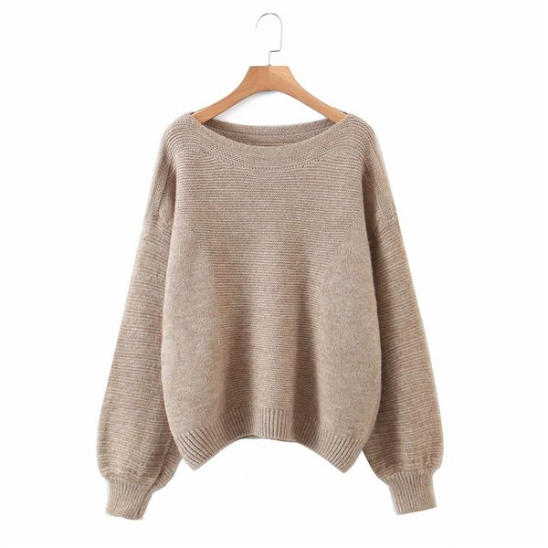 causal women slash neck sweater fashion ladies soft loose pullover elegant female streetwear warm girl chic 210427, White;black
causal women slash neck sweater fashion ladies soft loose pullover elegant female streetwear warm girl chic 210427, White;black
