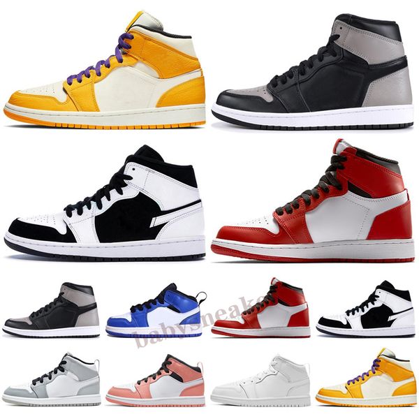 2021 infant baby boy basketball shoes kids jump 1 high og designer toddler baskets enfants sneakers trainers, Black
2021 infant baby boy basketball shoes kids jump 1 high og designer toddler baskets enfants sneakers trainers, Black