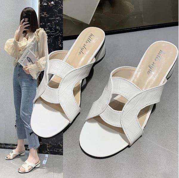 sandals fashion womens slippers women shoes thick-heeled hollow wear half female slipper toe flats beach woman shoe, Black
sandals fashion womens slippers women shoes thick-heeled hollow wear half female slipper toe flats beach woman shoe, Black