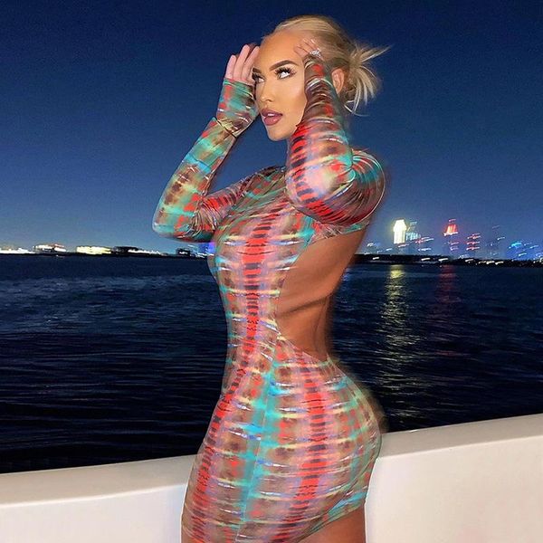 party dresses long sleeve skinny bodycon clubwear dress slim women's 2021 autumn hollow out backless print hip casual, Black;gray
party dresses long sleeve skinny bodycon clubwear dress slim women's 2021 autumn hollow out backless print hip casual, Black;gray