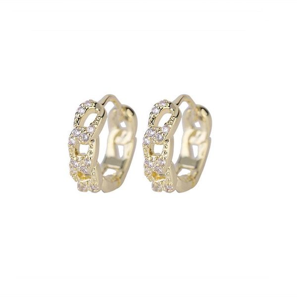 hoop & huggie fashionable simple chain shaped earrings for women female hollow out microscope zircon gold color earing jewelry kce063, Golden;silver
hoop & huggie fashionable simple chain shaped earrings for women female hollow out microscope zircon gold color earing jewelry kce063, Golden;silver