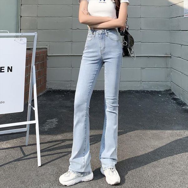 white bell bottom mom womens jeans plus size high waist denim flare pants woman stretch skinny korean casual trousers, Blue
white bell bottom mom womens jeans plus size high waist denim flare pants woman stretch skinny korean casual trousers, Blue