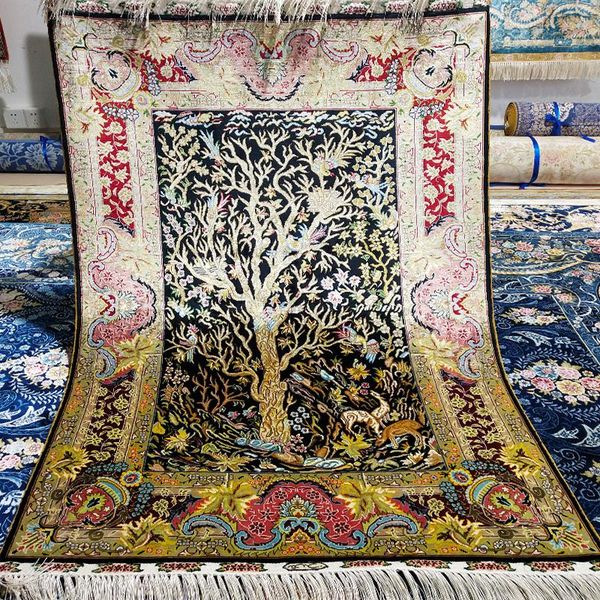 carpets fangcunjinxiu 2.7x4ft 100% hand knotted carpet tree of life pattern handmade area silk rug for living room and offices fc3010026
carpets fangcunjinxiu 2.7x4ft 100% hand knotted carpet tree of life pattern handmade area silk rug for living room and offices fc3010026