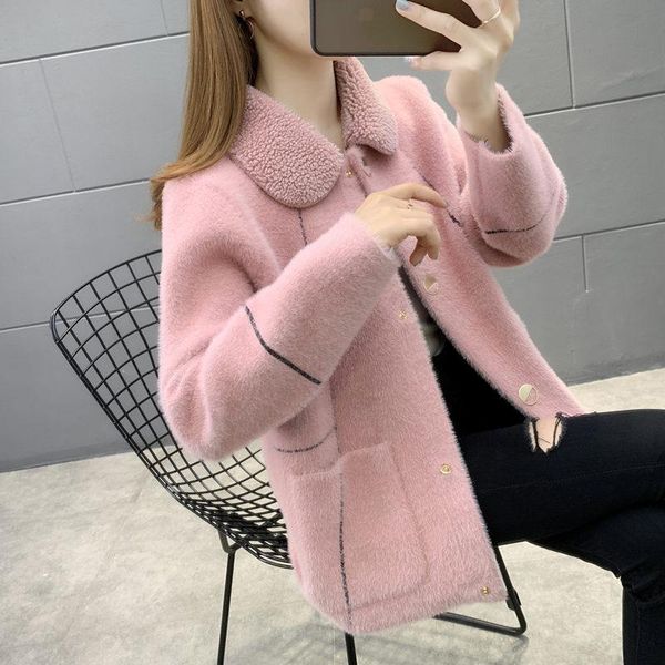 women's knits & tees korean knit sweater jacket women loose knitting outerwear autumn winter plus size imitation coat thick clothes, White
women's knits & tees korean knit sweater jacket women loose knitting outerwear autumn winter plus size imitation coat thick clothes, White