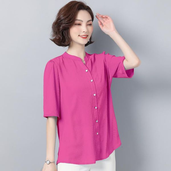 summer women chiffon blouse short sleeve red ladies office shirts plus size work casul female clothing women's blouses &, White
summer women chiffon blouse short sleeve red ladies office shirts plus size work casul female clothing women's blouses &, White