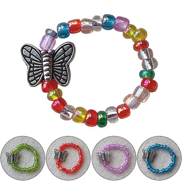lovely summer korean colorful transparent beads butterfly heart rings for women trendy finger ring party jewelry gifts, Silver
lovely summer korean colorful transparent beads butterfly heart rings for women trendy finger ring party jewelry gifts, Silver