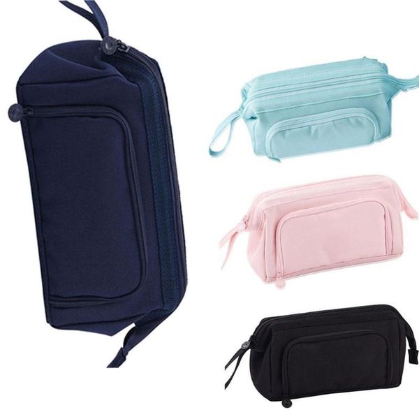 pencil cases large-capacity double-layer canvas case, multifunctional portable stationery box, simple student case
pencil cases large-capacity double-layer canvas case, multifunctional portable stationery box, simple student case