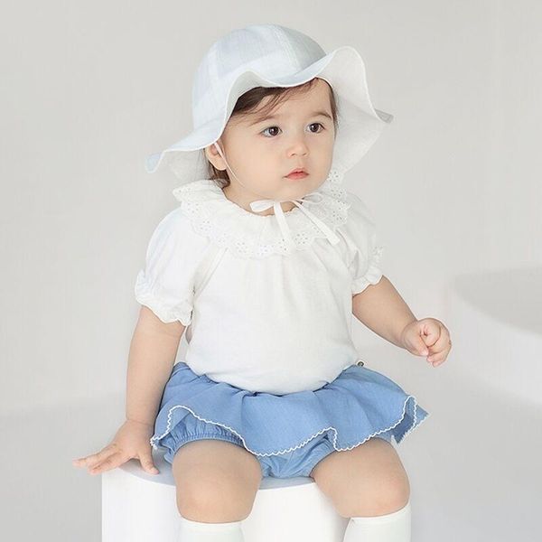 clothing sets summer baby girls fashion lovely short sleeve ruffle lace collar t-shirt +shorts dress 2pcs infant outfit, White
clothing sets summer baby girls fashion lovely short sleeve ruffle lace collar t-shirt +shorts dress 2pcs infant outfit, White