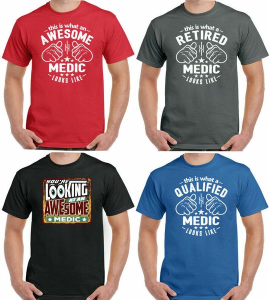 doctor men t-shirt funny this is what a looks like first aid paramedic, White;black
doctor men t-shirt funny this is what a looks like first aid paramedic, White;black
