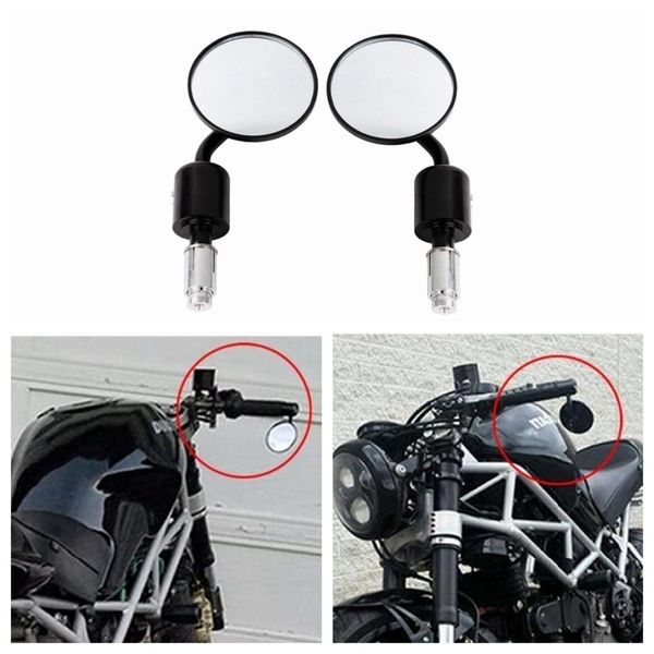 motorcycle universal cnc aluminum rear view 3 handle bar end 7/8 mirrors for kawasaki yamaha honda suzuki motorcycle chopper
motorcycle universal cnc aluminum rear view 3 handle bar end 7/8 mirrors for kawasaki yamaha honda suzuki motorcycle chopper