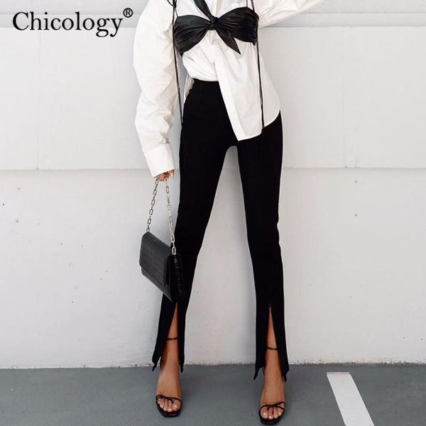 chicology slit capri high waist pants women long trousers 2021 wintaer fall fashion clothes bottoms y2k streetwear women's & capris, Black;white
chicology slit capri high waist pants women long trousers 2021 wintaer fall fashion clothes bottoms y2k streetwear women's & capris, Black;white