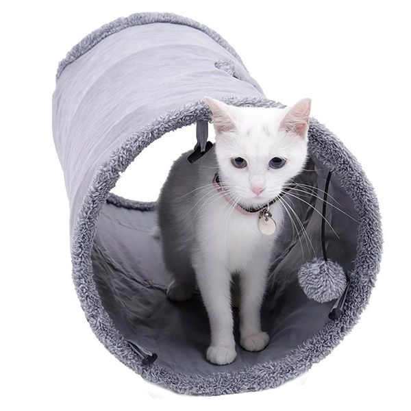 gray light cats tunnel pet foldable toys washed paper tube with sliding hole removable ball kitten favorite cat
gray light cats tunnel pet foldable toys washed paper tube with sliding hole removable ball kitten favorite cat