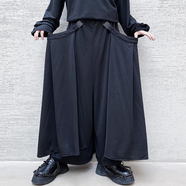 m-6xlspring plus-size custom removable patchwork design loose wide-leg pants hipster man style dark low crotch span culot men's, Black
m-6xlspring plus-size custom removable patchwork design loose wide-leg pants hipster man style dark low crotch span culot men's, Black