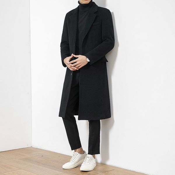 men's jackts casacos d lã para outono invrno, casaco masculino gran manga comprida, sobrtudo comprido com corta-vnto casual algodã, Black;brown
men's jackts casacos d lã para outono invrno, casaco masculino gran manga comprida, sobrtudo comprido com corta-vnto casual algodã, Black;brown