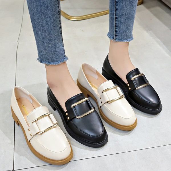 dress shoes woman mules moccasins female slip on metal buckle peas loafers pu leather mother nurse career office flats befw, Black
dress shoes woman mules moccasins female slip on metal buckle peas loafers pu leather mother nurse career office flats befw, Black
