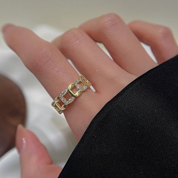 wedding rings 2021 trend mixed metal micro inlaid zircon hollow out blingbling open ring adjustable size temperament female women, Slivery;golden
wedding rings 2021 trend mixed metal micro inlaid zircon hollow out blingbling open ring adjustable size temperament female women, Slivery;golden