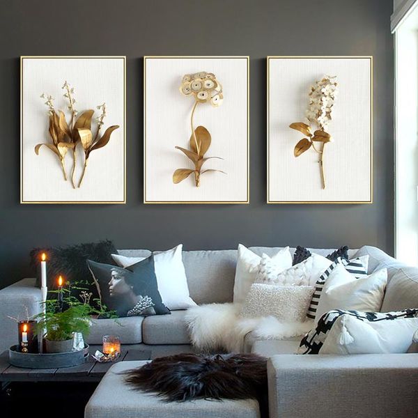 paintings modern golden plant leaves and flowers canvas painting nordic wall art posters pictures for living room home unique decor
paintings modern golden plant leaves and flowers canvas painting nordic wall art posters pictures for living room home unique decor