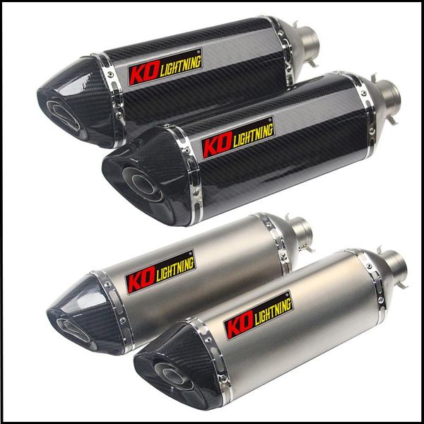 motorcycle exhaust system 51mm universal tail pipe with muffler stainless steel carbon fiber 460mm modified for atv street bike
motorcycle exhaust system 51mm universal tail pipe with muffler stainless steel carbon fiber 460mm modified for atv street bike
