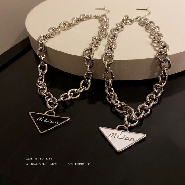 chain women pendants ins cool wind necklace triangle letter thick personality exaggerated neck trend clavicle, Silver
chain women pendants ins cool wind necklace triangle letter thick personality exaggerated neck trend clavicle, Silver