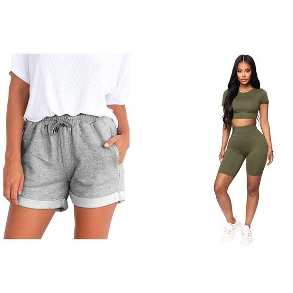women's shorts 1 set short sleeve t-shirts blouses o-neck army green xl & pcs loose beach high waist gray, White;black
women's shorts 1 set short sleeve t-shirts blouses o-neck army green xl & pcs loose beach high waist gray, White;black