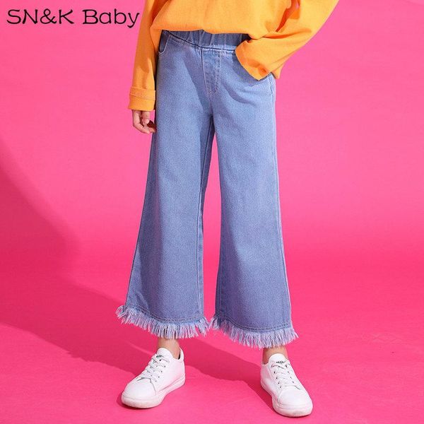 jeans korean wide leg pants for girls fashion children denim fringes kids casual tassle trousers, Blue
jeans korean wide leg pants for girls fashion children denim fringes kids casual tassle trousers, Blue