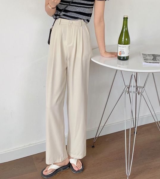 women's pants & capris three teil homemade wide-legged trousers drape dress tall waist summer straight little mop leisure, Black;white
women's pants & capris three teil homemade wide-legged trousers drape dress tall waist summer straight little mop leisure, Black;white