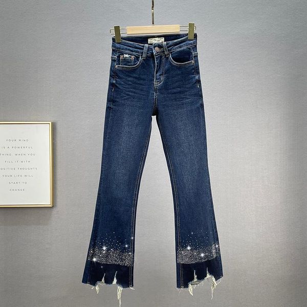 women's jeans for women trousers autumn and winter elastic high waist rhinestone pants ripped drak blue denim woman jean
women's jeans for women trousers autumn and winter elastic high waist rhinestone pants ripped drak blue denim woman jean