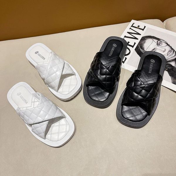 black white slippers women 2021 summer platform slides open toe casual flat shoes fashion beach flip flops
black white slippers women 2021 summer platform slides open toe casual flat shoes fashion beach flip flops