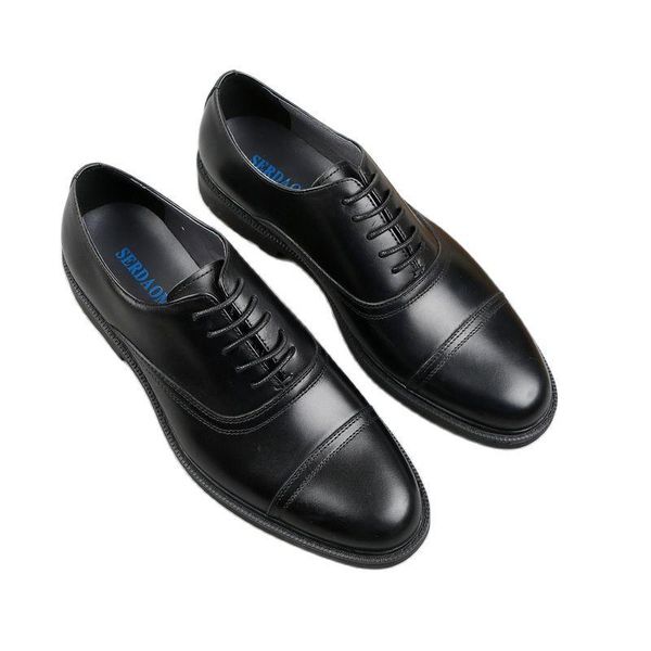 men's formal leather shoes, lace-up european version, round toe, made of cowhide, comfortable, wedding dress shoes, Black
men's formal leather shoes, lace-up european version, round toe, made of cowhide, comfortable, wedding dress shoes, Black