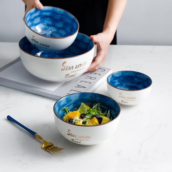 bowls 1pcs starry sky ceramic bowl porcelain tableware kitchen soup noodle rice dinnerware set home decoration
bowls 1pcs starry sky ceramic bowl porcelain tableware kitchen soup noodle rice dinnerware set home decoration