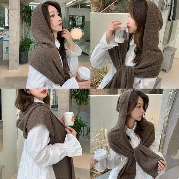 scarves 2021 ear warmer wrap winter knit hooded scarf pullover headscarf hoodie hat neck female shawls wraps, Blue;gray
scarves 2021 ear warmer wrap winter knit hooded scarf pullover headscarf hoodie hat neck female shawls wraps, Blue;gray
