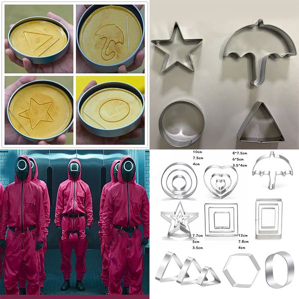 squid game same style umbrella confectionery candy mold squidgame chocolate-mold cookie cake-mold for baking desserts tools dhl
squid game same style umbrella confectionery candy mold squidgame chocolate-mold cookie cake-mold for baking desserts tools dhl