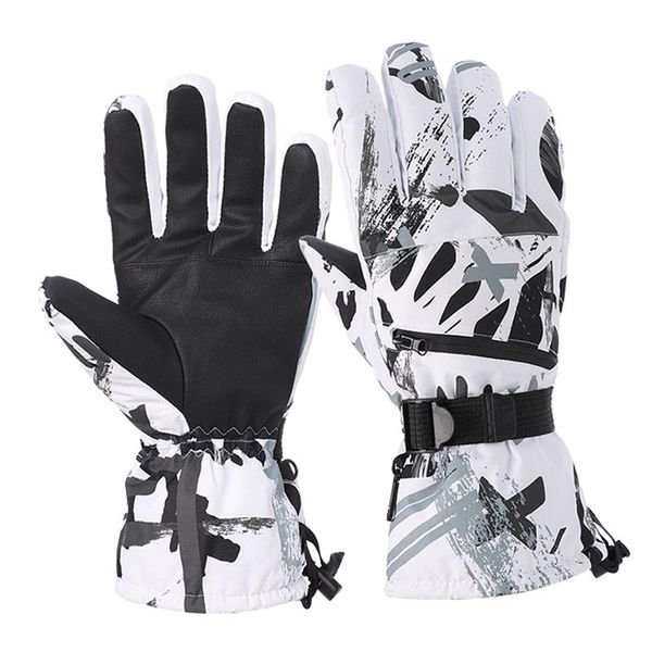 cycling gloves 1 pair winter ski snow gloves, windproof thermal touch screen non-slip palm with zipper pocket for sports men and women, Black
cycling gloves 1 pair winter ski snow gloves, windproof thermal touch screen non-slip palm with zipper pocket for sports men and women, Black