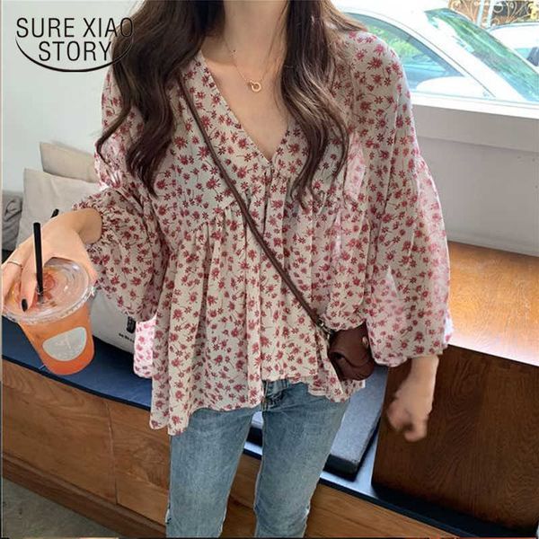 korean sweet floral print all-match elegant chiffon shirt women simple v-neck loose slim long sleeve lady's 9307 210528, White
korean sweet floral print all-match elegant chiffon shirt women simple v-neck loose slim long sleeve lady's 9307 210528, White